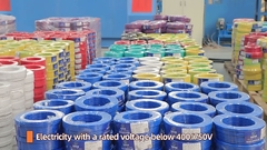 Đồng tinh khiết Các dây cáp điện gia dụng bị cô lập, từ nhà máy