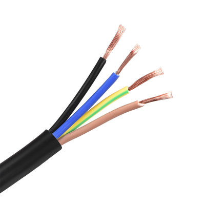 PVC linh hoạt dây điện dây điện điện 2 3 4 5 lõi 2.5mm2 4mm2 6mm2