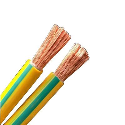Dây điện PVC BVR 10mm 16mm High Flexible Conductor với cách điện màu vàng