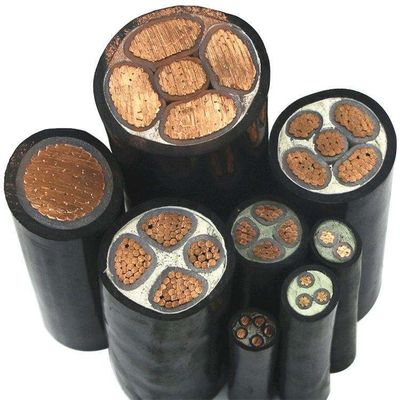 Độ dài tùy chỉnh 0.6/1KV NYY Conductor đồng XLPE PVC Sheath Cable điện