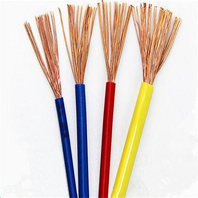 Điện đơn lõi Sợi đồng 4mm 450V Cáp điện PVC tùy biến