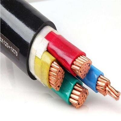 4X120mm PVC Jacket 3 Pha Cáp điện bọc thép cho nhu cầu điện ngầm