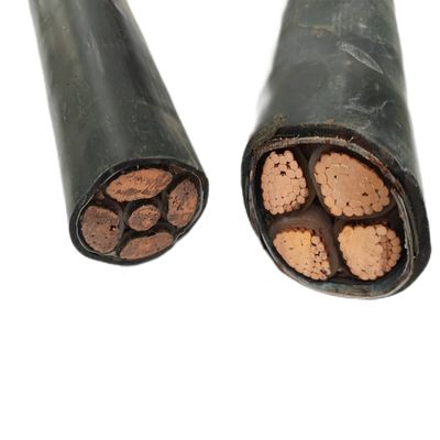 PVC Jacket NYY 4x25mm2 XLPE Cáp điện dẫn đồng cách nhiệt cho điện áp thấp 12V