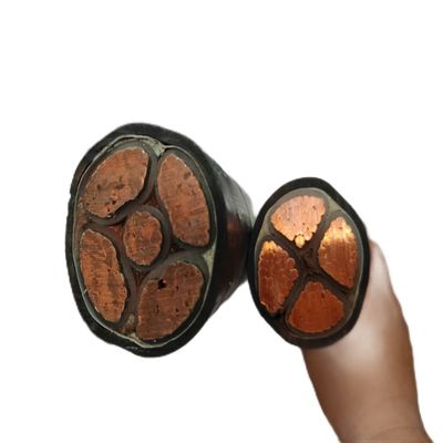Truyền điện công nghiệp Nyy 0.6/1kv Cáp điện điện điện áp thấp với 3x150 mm2 Trình dẫn đồng và thép dây giáp